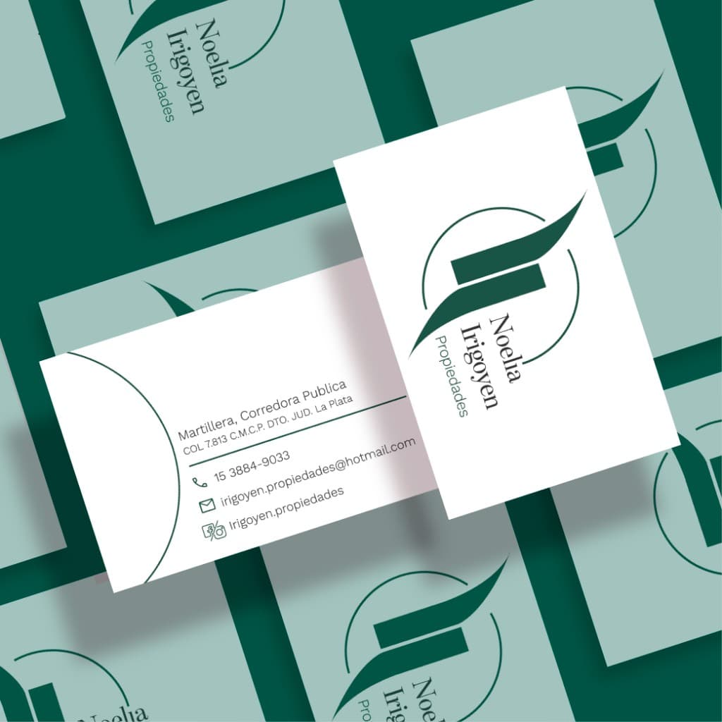 Tarjetas de Noelia Irigoyen Propiedades